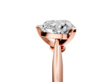2 Carat Heart Cut Rose gold Diamond Solitaire Engagement Ring with Classic Band and Four-Prong Setting_29