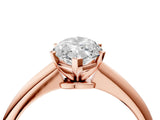 2 Carat Marquise Cut Rose gold Diamond Solitaire Engagement Ring with Classic Band and Four-Prong Setting_16