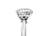 3 Carat Princess Cut White gold Diamond Solitaire Engagement Ring with Classic Band and Four-Prong Setting_53