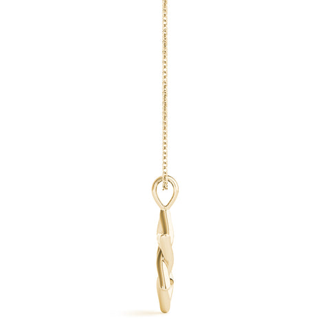 Yellow gold Silver Star of David Pendant