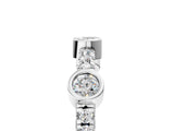 Platinum Bezel Set Round Diamond Pavé Band_8
