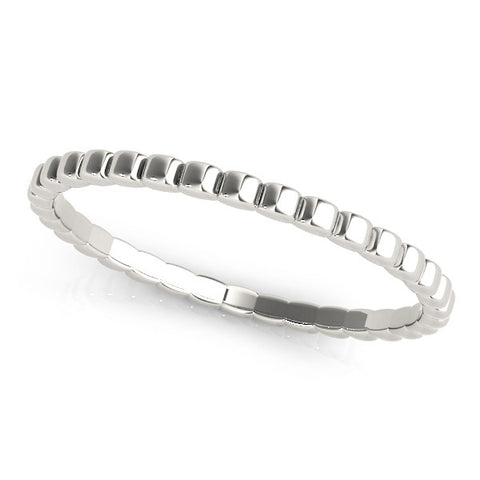 Platinum Bezel Set Round Stone Eternity Band 1