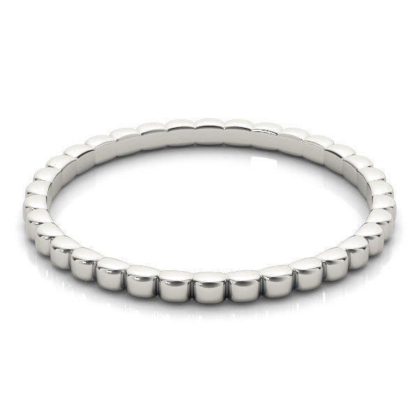 Platinum Bezel Set Round Stone Eternity Band 2
