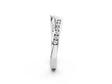 Platinum Channel-Set Round Diamond Contour Band_4