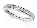 Platinum Channel-Set Round Diamond Half Eternity Band_15