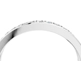 Platinum Channel-Set Round Diamond Half Eternity Band_18