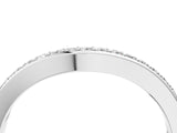 Platinum Diamond Pavé Round Stone Contour Band_18