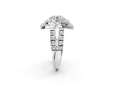 Platinum Double Halo Round Diamond Split Shank Prong Setting Ring_34