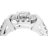 Platinum Emerald Cut Cut Halo Split Shank Prong Set Ring_11