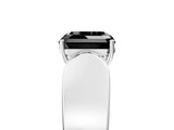 Platinum Fancy Black Asscher Cut Diamond Channel Set Solitaire Ring with Four-Prong Setting_26