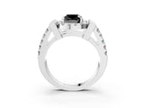Platinum Fancy Black Cushion Cut Cut Halo Split Shank Prong Set Ring_39