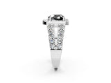 Platinum Fancy Black Heart Cut Cut Halo Split Shank Prong Set Ring_14