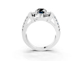 Platinum Fancy Black Oval Cut Cut Halo Split Shank Prong Set Ring_15