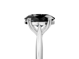 Platinum Fancy Black Oval Cut Solitaire Diamond Ring with Six-Prong Setting and Classic Band_24