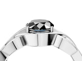 Platinum Fancy Black Oval Cut Solitaire Intertwined Band Prong Setting Ring_10