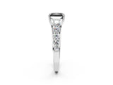 Platinum Fancy Black Radiant Cut Brilliant Diamond Pavé Band with Six-Prong Setting_20