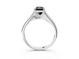 Platinum Fancy Black Radiant Cut Solitaire Diamond Ring with Six-Prong Setting and Classic Band_32