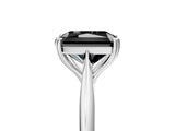 Platinum Fancy Black Radiant Cut Solitaire Diamond Ring with Six-Prong Setting and Classic Band_42