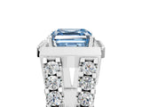 Platinum Fancy Blue Asscher Cut Cut Halo Split Shank Prong Set Ring_17