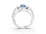 Platinum Fancy Blue Cushion Cut Cut Halo Split Shank Prong Set Ring_39