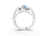 Platinum Fancy Blue Pear Cut Cut Halo Split Shank Prong Set Ring_15