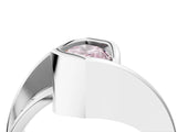 Platinum Fancy Pink Marquise Cut Solitaire Tension-Set Diamond Split Shank Ring_10