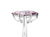 Platinum Fancy Pink Marquise  Solitaire Diamond Ring with Split Shank and Four-Prong Setting_17