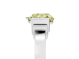 Platinum Fancy Yellow Heart Cut Brilliant Solitaire Diamond Ring with Channel Set Band and Bar Prong Setting_41
