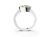 Platinum Fancy Yellow Heart Cut-Cut Diamond Halo Engagement Ring with Pave Band and Prong Setting_15