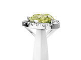 Platinum Fancy Yellow Heart  Cut Halo Solitaire Engagement Ring with Square Band and Four-Prong Setting_17