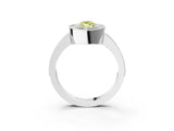 Platinum Fancy Yellow Marquise Cut-Cut Diamond Halo Engagement Ring with Pave Band and Prong Setting_15