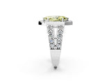 Platinum Fancy Yellow Marquise Cut Cut Halo Split Shank Prong Set Ring_14