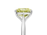 Platinum Fancy Yellow Radiant Cut Solitaire Diamond Ring with Six-Prong Setting and Classic Band_23