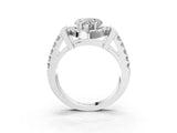 Platinum Heart Cut Cut Halo Split Shank Prong Set Ring_10