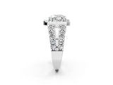Platinum Heart Cut Cut Halo Split Shank Prong Set Ring_9