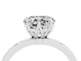 Platinum Heart Cut Moissanite Solitaire Ring with Thin Band and Prong Setting_46