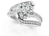 Platinum Heart Solitaire Bypass Diamond Engagement Ring with Channel-Set Band and Four-Prong Setting_40