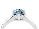Platinum Marquise Cut Aquamarine Solitaire Engagement Ring with Classic Band and Four-Prong Setting_16