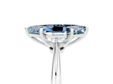Platinum Marquise Cut Aquamarine Solitaire Engagement Ring with Classic Band and Four-Prong Setting_17