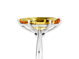 Platinum Marquise Cut Citrine Solitaire Engagement Ring with Classic Band and Four-Prong Setting_17