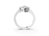 Platinum Marquise Cut Cut Halo Pavé Diamond Ring_16