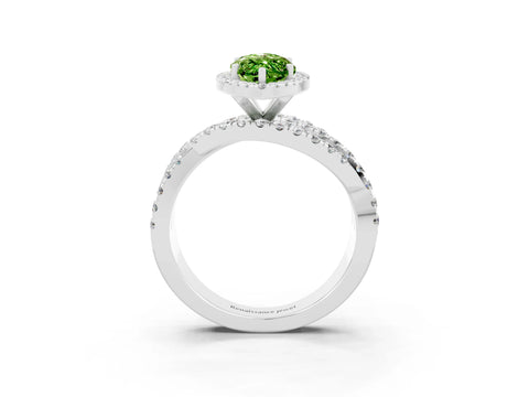 Platinum Marquise Cut Cut Halo Split Shank Prong Setting Ring_34