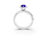 Platinum Marquise Cut Cut Halo Split Shank Prong Setting Ring_35