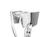 Platinum Marquise Cut Solitaire Tension-Set Diamond Split Shank Ring_30