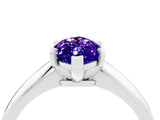 Platinum Marquise Cut Tanzanite Solitaire Engagement Ring with Classic Band and Four-Prong Setting_28