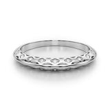 Platinum Marquise Diamond Openwork Bangle with Pave Setting 2
