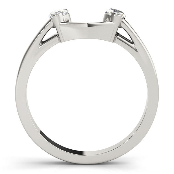 Platinum Open Band Marquise Diamond Tension Setting 1