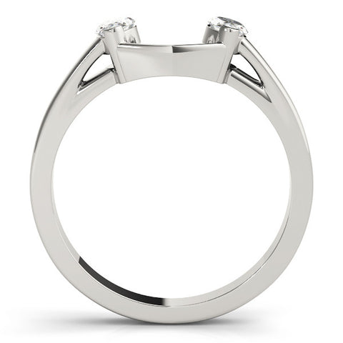 Platinum Open Band Marquise Diamond Tension Setting 1