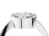 Platinum Oval Cut-Cut Diamond Halo Engagement Ring with Pave Band and Prong Setting_29