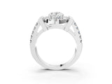 Platinum Oval Cut Cut Halo Split Shank Prong Set Ring_10